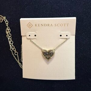 Kendra Scott Gold and Silver Heart Necklace